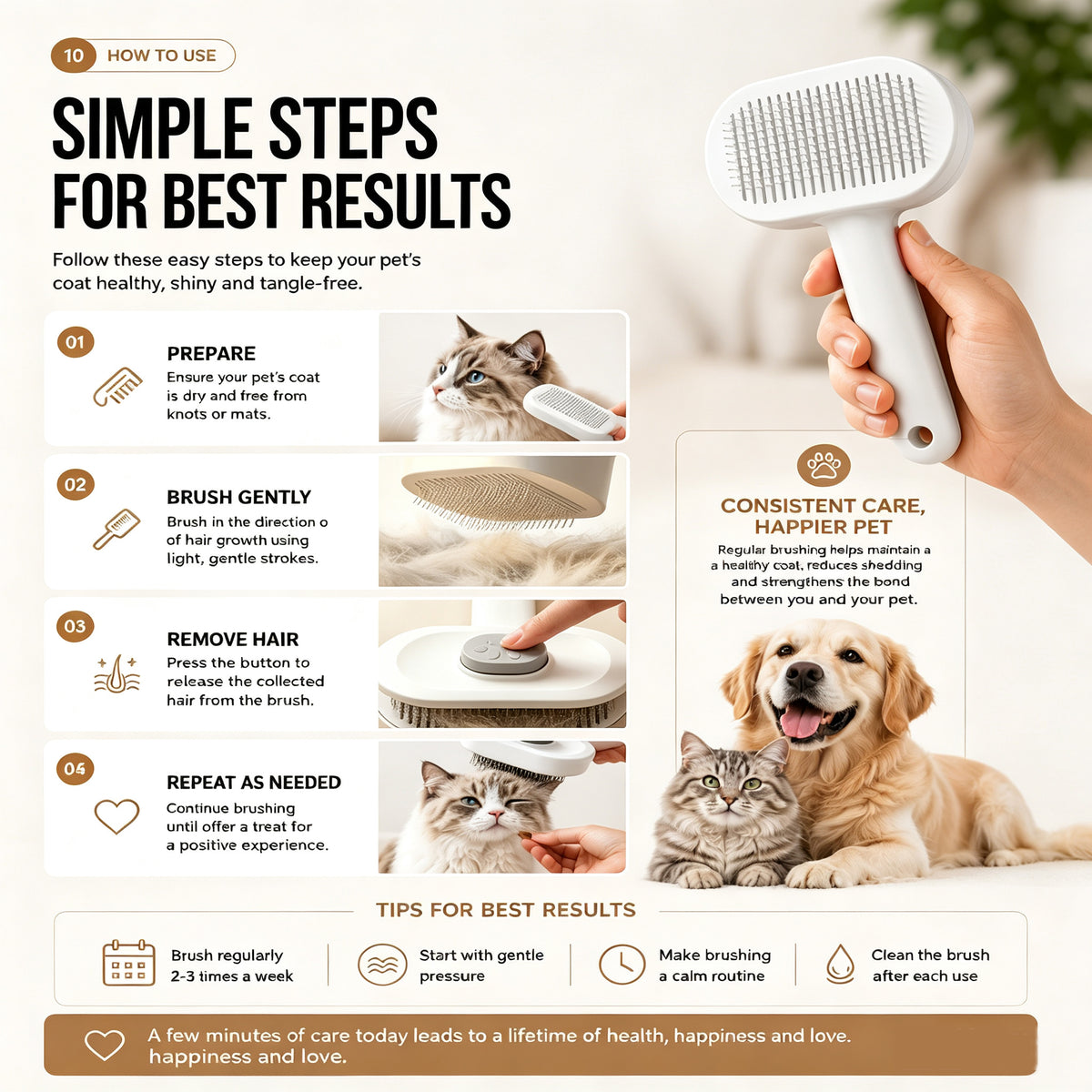 Pawmonts Fur Lift Brush