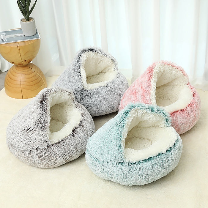 Cozy Shell Enclosed Pet Bed